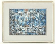 FRANK SULLY (1898-1992) oil on board - 'Winter', signed and inscribed verso, 54 x 68cms