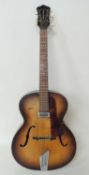 HÖFNER SENATOR ELECTRIC SEMI-ACOUSTIC ARCHTOP GUITAR, c. late 1950s, no. 7649, 106cms (l); with a
