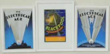 GLADYS WILLIAMSON (1914-2007), TWO ORIGINAL BLOCK PRINTS FOR PROTOTYPE ADVERTISEMENTS, 'The