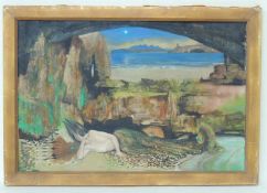 GEORGE WALLACE JARDINE (1920-2003) oil on board - 'Mermaid's Lair', signed, 40 x 60cms Provenance: