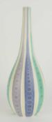 POOLE POTTERY CONTEMPORARY BOTTLE VASE, designed by Alfred Read, c. 1950s, PLT (698), 39.5cms (h)