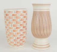 POOLE POTTERY CONTEMPORARY VASE, designed by Alfred Read, c. 1950s, PRB (704), 27cms (h); together
