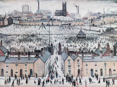 ‡ LAURENCE STEPHEN LOWRY RBA RA (1887-1976) offset lithograph on wove - 'Britain at Play', published