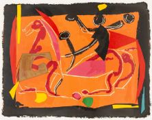 ‡ MARINO MARINI (Italian, 1901-1980) limited edition (27/30) colour lithograph - 'Chevaux et