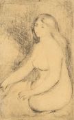 AFTER PIERRE-AUGUSTE RENOIR (French, 1841-1919), soft ground etching - Baigneuse assise (Delteil/