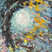 ‡ BARRIE COOKE HRHA (Welsh, 1931-2014) oil on canvas - abstract, 30 x 30cms Provenance: private