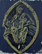 ‡ JOHN PIPER (British, 1903-1992) limited edition (1/95) lithograph - mother and child, signed lower