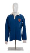 RUGBY UNION CLUB HOUSE: BENOÎT DAUGA FRENCH NO. 4 JERSEY match-worn jersey by French international
