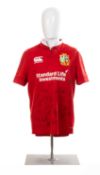 RUGBY UNION CLUB HOUSE: 2017 BRITISH & IRISH LIONS SQUAD SIGNED RUGBY JERSEY, NEW ZEALAND, signed in