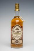 WINE, WHISKY & SPIRITS CLUB HOUSE: SCAPA 10YO, 40%, 100CL Provenance: private collection Rhondda