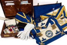 MASONIC CLUB HOUSE: COLLECTION MEDALS & REGALIA, to Brother John D. Allen (Llangattock Lodge),