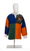 RUGBY UNION CLUB HOUSE: DAWIE DE VILLIERS RFU PRESIDENT’S OVERSEAS XV JERSEY, match worn from RFU