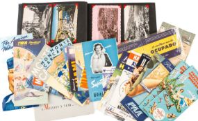 TRAVEL CLUB HOUSE: ASSORTED 1950s TRAVEL BROCHURES, for various destinations including Florida,