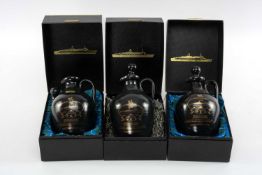 WINE, WHISKY & SPIRITS CLUB HOUSE: BOXED QE2 HIGHLAND MALT WHISKY COMMEMORATIVE CERAMIC DECANTER,