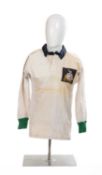 RUGBY UNION CLUB HOUSE: DAVID WATKINS 'THE REST' SARB 75TH JUBILEE JERSEY, white No. 10 from jubilee