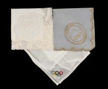 OLYMPICS CLUB HOUSE: 1936 BERLIN & GARMISCH PARTENKIRCHEN SOUVENIRS, comprising colour embroidered
