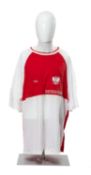 RUGBY UNION CLUB HOUSE: POLAND U19 JERSEY, used during the Rugby IRB/FIRA (International Rugby