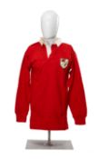 RUGBY UNION CLUB HOUSE: WELSH STUDENTS JERSEY, unused from 1992 game against Australia at