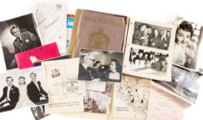 THEATRE & CINEMA CLUB HOUSE: ASSORTED EPHEMERA, including Allied Artists' Sales Convention dinner