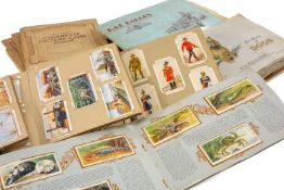 SMOKING CLUB HOUSE: ASSORTED CIGARETTE PICTURE CARD ALBUMS, mostly Wills' John Player, including