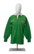 RUGBY UNION CLUB HOUSE: WALES- B INTERNATIONAL JERSEY in green with embroidered Prince of Wales