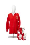 RUGBY UNION CLUB HOUSE: 1980 WALES-B JERSEY, embroidered Prince of Wales feathers with motto 'Ich