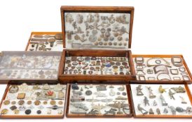 METAL DETECTORIST CLUB HOUSE: COLLECTION OF FINDS, presented in 8 boxes/card displays including