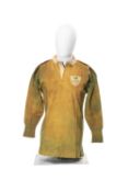 RUGBY UNION CLUB HOUSE: 1931 IRELAND INTERNATIONAL JERSEY MATCH-WORN BY GEORGE BEAMISH at Ireland