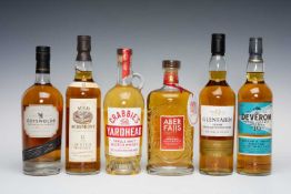 WINE, WHISKY & SPIRITS CLUB HOUSE: SIX BOTTLES OF MALT WHISKY, comprising Deveron 10yo, 40%, 70cl;