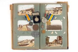 MILITARY CLUB HOUSE: ASSORTED WWI MEDALS & RELATED PERIOD ITEMS, including 1914-18 War medal, edge