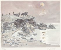 ‡ SIR KYFFIN WILLIAMS RA (1918-2006) limited edition (173/750) print - entitled verso, 'Porth