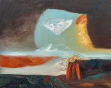 ‡ MAURICE COCKRILL (1936-2013) oil on canvas - entitled 'Untitled' on Bernard Jacobson Gallery