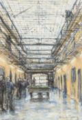‡ VALERIE GANZ (1936-2015) mixed media - entitled verso, 'A-Wing' on Attic Gallery label, signed, 39