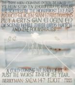 ‡ JONAH JONES (1919-2004) limited edition (26/350) print - entitled, 'The Three Men on a Winter