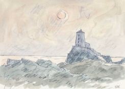 ‡ SIR KYFFIN WILLIAMS RA (1918-2006) limited edition (187/750) print - entitled verso, 'Llanddwyn,