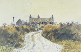‡ SIR KYFFIN WILLIAMS RA (1918-2006) limited edition (134/150) coloured print - entitled verso, '