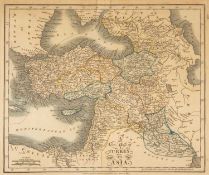 DARTON (WILLIAM): A NEW MAP OF TURKEY IN ASIA, 1834, later-coloured engraved map, 42 x 48cms