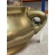 LARGE CHINESE BRONZE CENSER ON STAND, Qing Dynasty, bombé form with twin loop handles, on tripod - Image 7 of 13
