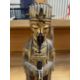 MING DYNASTY GILT LACQUERED BRONZE FIGURE OF AN OFFICIAL, late 17th C, standing in flowing robes - Image 4 of 9