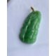 CHINESE JADEITE PENDANT & RATTAN BANGLE, pendant carved as a bamboo stem, apple green tone, yellow - Image 6 of 19