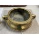 LARGE CHINESE BRONZE CENSER ON STAND, Qing Dynasty, bombé form with twin loop handles, on tripod - Image 4 of 13