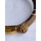 CHINESE JADEITE PENDANT & RATTAN BANGLE, pendant carved as a bamboo stem, apple green tone, yellow - Image 11 of 19