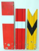 BRITISH RAILWAYS (W) SEMAPHORE SIGNAL, 123 x 29cms; and two further semaphore signal arms (3)