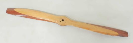 WOODEN AIRCRAFT PROPELLER, probably post-war, 157cms (l) Provenance: The collection of Philip