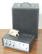 PA20 AMP & SPEAKER, late 1960s / early 1970s Provenance: The collection of Philip Clarkson