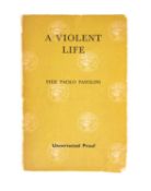 PASOLINI (PIER PAOLO) uncorrected proof of 'A Violent Life', translated from the Italian by