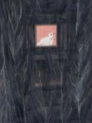 ‡ MAIR DAVIES (Contemporary) oil on paper - entitled verso, 'For What Shall It Profit a Man, If He