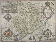 MONMOUTHSHIRE: Speed (J.) The Countye of Monmouth with the situation of the Shire-Towne Describe,