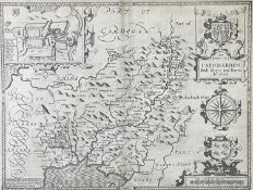CARMARTHENSHIRE: Speed (J.) Carmarden Both Shyre and Towne Described, c. 1610 or later, Sudbury &