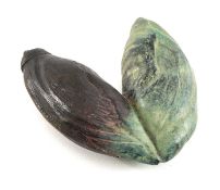 ‡ CYNTHIA HANDEL (American, 20th Century) bronze - Seed 2007, from the Poetic Objects Series,